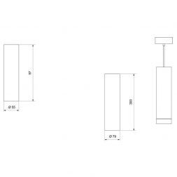 Накладной точечный светильник Elektrostandard 1081 (5255) GU10 WH белый