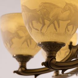 Торшер 72009T/8/210 FP P1 U Horse Bohemia Ivele Crystal