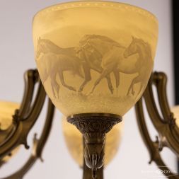Торшер 72009T/8/210 FP P1 U Horse Bohemia Ivele Crystal