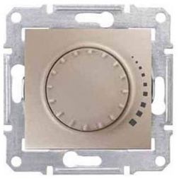 Светорегулятор поворотный Schneider Electric Sedna Титан 25-325Вт, для л/н и г/л с электр. Трансф-м