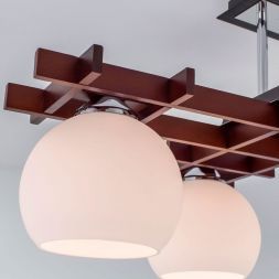 Люстра потолочная Citilux CL114141 Нарита дерево