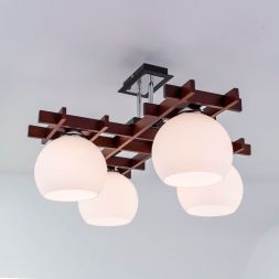 Люстра потолочная Citilux CL114141 Нарита дерево