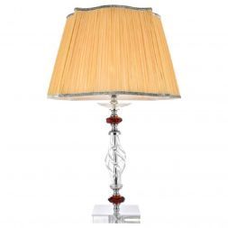 Настольная лампа Crystal Lux CATARINA LG1 GOLD/TRANSPARENT-COGNAC