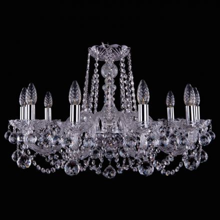 Люстра Bohemia Ivele Crystal 1402/10/240/Ni/Balls