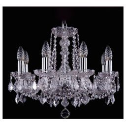Люстра Bohemia Ivele Crystal 1402/8/160/Ni/Leafs (BOHEMIA 1402/8/160/Ni/Leafs) Люстра Bohemia Ivele Crystal 1402/8/160/Ni/Leafs (BOHEMIA 1402/8/160/Ni/Leafs)