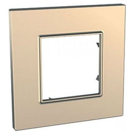 Рамка 1-ая Schneider Electric Unica Quadro Медь MGU6.702.56