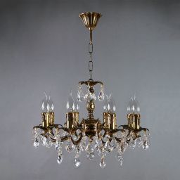 Люстра Ambiente 2226/8 PB New Leaf (BRIZZI 2226/8 PB New Leaf) Люстра Ambiente 2226/8 PB New Leaf (BRIZZI 2226/8 PB New Leaf)