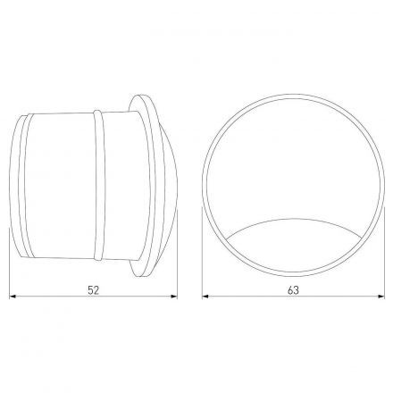 Подсветка для лестниц Elektrostandard MRL LED 1104 Алюминий