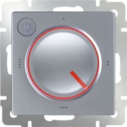 Терморегулятор электромеханический для теплого пола Werkel W1151106 серебро (WL06-40-01)