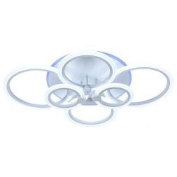 Потолочный светодиодный светильник 8076/6 WHT 132W+8W RGB Profit Light