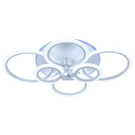 Потолочный светодиодный светильник 8076/6 WHT 132W+8W RGB Profit Light