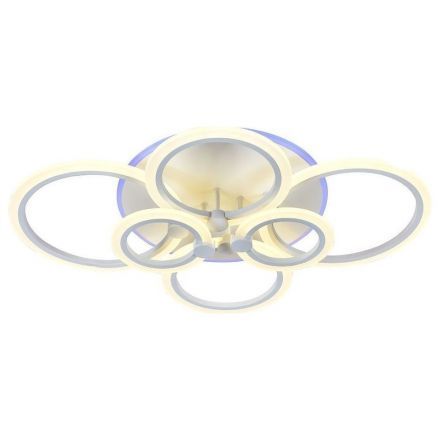 Потолочный светодиодный светильник 8076/6 WHT 132W+8W RGB Profit Light