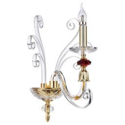 Бра Crystal Lux CATARINA AP1 GOLD/TRANSPARENT-COGNAC (CRYSTAL-LUX CATARINA AP1 GOLD/TRANSPARENT-COGNAC) Бра Crystal Lux CATARINA AP1 GOLD/TRANSPARENT-COGNAC (CRYSTAL-LUX CATARINA AP1 GOLD/TRANSPARENT-COGNAC)