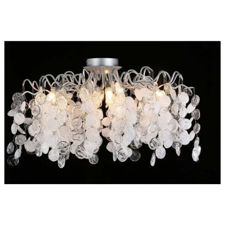 Потолочная люстра Crystal Lux Tenerife PL8 Silver