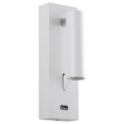 Настенный светильник Crystal Lux CLT 210W USB WH