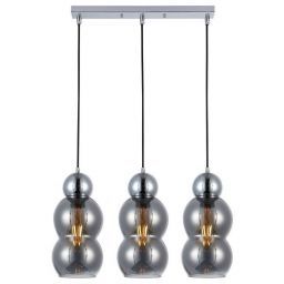 Светильник потолочный Linvel LV 9429/3 Тривор Хром Е27 60W 590x130x700мм (LINVEL LV 9429/3 Тривор Хром Е27 60W)