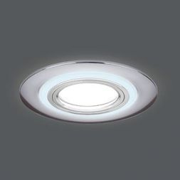 Светильник Gauss Backlight BL141 круглый хром Gu5.3 3W LED 3000K