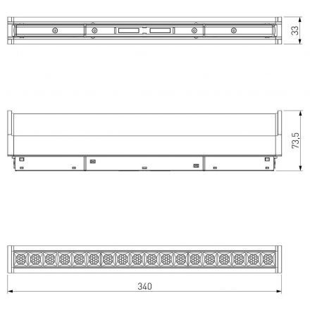 Slim Magnetic Трековый светильник 18W 4200K Alter (белый) 85050/01 Elektrostandard