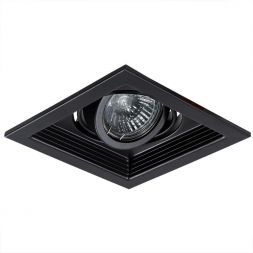 Встраиваемый светильник Arte Lamp A6661PL-1BK Canis