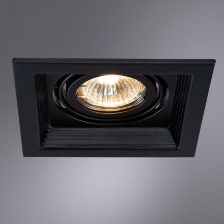 Встраиваемый светильник Arte Lamp A6661PL-1BK Canis