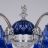 Торшер 72009TP/6/175 NW P2 D Clear-Blue/H-1I FA1S Bohemia Ivele Crystal