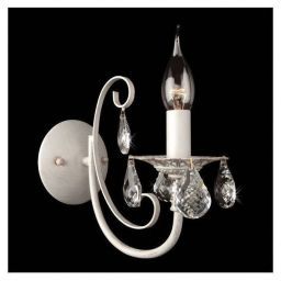 Бра Eurosvet с хрусталем 3305/1 белый с золотом/прозрачный хрусталь Strotskis (EUROSVET 3305/1 белый с золотом) Бра Eurosvet с хрусталем 3305/1 белый с золотом/прозрачный хрусталь Strotskis (EUROSVET 3305/1 белый с золотом)