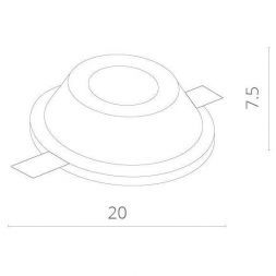 Светильник потолочный Arte Lamp A9270PL-1WH