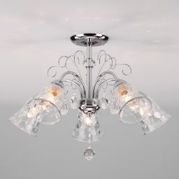 Потолочная люстра Eurosvet 30157/5 хром (EUROSVET 30157/5 хром) Потолочная люстра Eurosvet 30157/5 хром (EUROSVET 30157/5 хром)