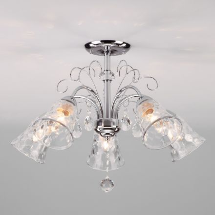 Потолочная люстра Eurosvet 30157/5 хром