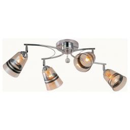 Люстра Linvel LV 9313/4 Дорс Хром (LINVEL LV 9313/4 Дорс Хром Е27 40W 660x300x260мм)