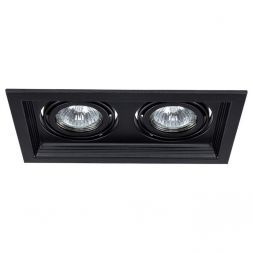 Встраиваемый светильник Arte Lamp A6661PL-2BK Canis
