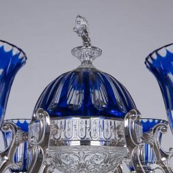 Торшер 72009TP/6/175 NW P2 U Clear-Blue/H-1H FL3S Bohemia Ivele Crystal