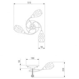 Люстра потолочная Eurosvet 30100/3 хром