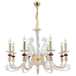 Люстра Crystal Lux CATARINA SP8 GOLD/TRANSPARENT-COGNAC (CRYSTAL-LUX CATARINA SP8 GOLD/TRANSPARENT-COGNAC)