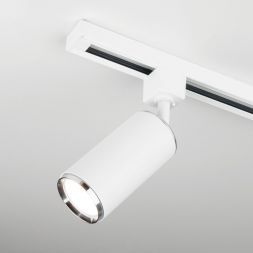 Трековый светильник Elektrostandard Svit GU10 Белый/хром (MRL 1013) однофазный