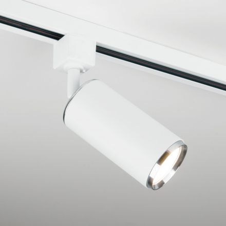 Трековый светильник Elektrostandard Svit GU10 Белый/хром (MRL 1013) однофазный