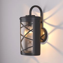 Настенный уличный светильник Elektrostandard Premier D черный (GL 1017D) (ESTD Premier D черный (GL 1017D))