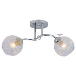 Светильник потолочный Linvel LV 9431/2 Марго Хром Е27 60W 460x190x220мм (LINVEL LV 9431/2 Марго Хром Е27 60W) Светильник потолочный Linvel LV 9431/2 Марго Хром Е27 60W 460x190x220мм (LINVEL LV 9431/2 Марго Хром Е27 60W)