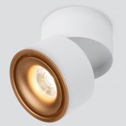 Потолочный светильник Elektrostandard DLR031 15W 4200K 3100 белый матовый/золото