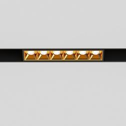 Slim Magnetic Трековый светильник 6W 4000K Artas (чёрный/золото) Elektrostandard