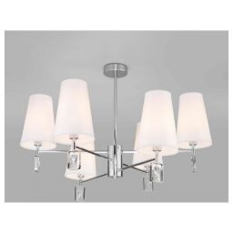 Люстра Eurosvet 60137/6 хром (EUROSVET 60137/6 хром)