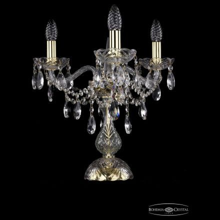 Настольная лампа Bohemia Ivele Crystal 1415L/3/141-39/G