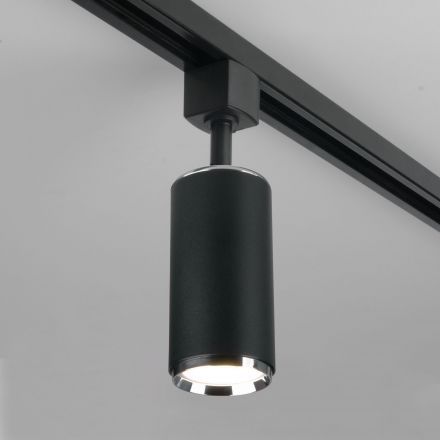 Трековый светильник Elektrostandard Svit GU10 Черный/хром (MRL 1013) однофазный