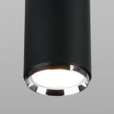 Трековый светильник Elektrostandard Svit GU10 Черный/хром (MRL 1013) однофазный