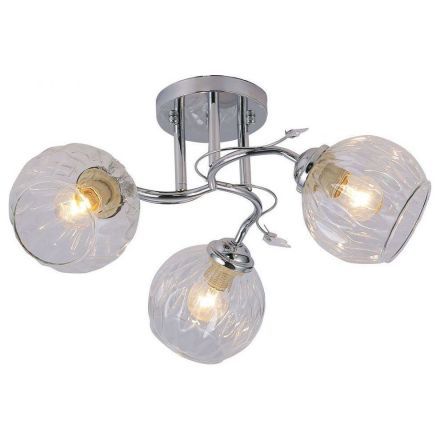 Светильник потолочный Linvel LV 9431/3 Марго Хром Е27 60W D460 H220мм