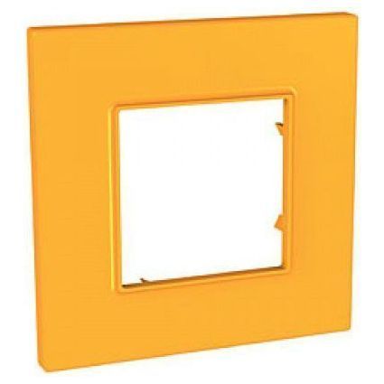 Рамка 1-ая Schneider Electric Unica Quadro Оранж MGU4.702.29