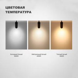 Трековый светодиодный светильник Novotech Nail 358748