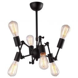 Люстра Arte Lamp A9190LM-6BK