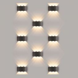Светодиодный светильник IP54 Elektrostandard 1551 TECHNO LED TWINKY TRIO черный