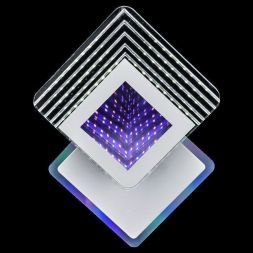 Настенный светодиодный светильник ЭкономСвет 51252/2wWT RBP+3D